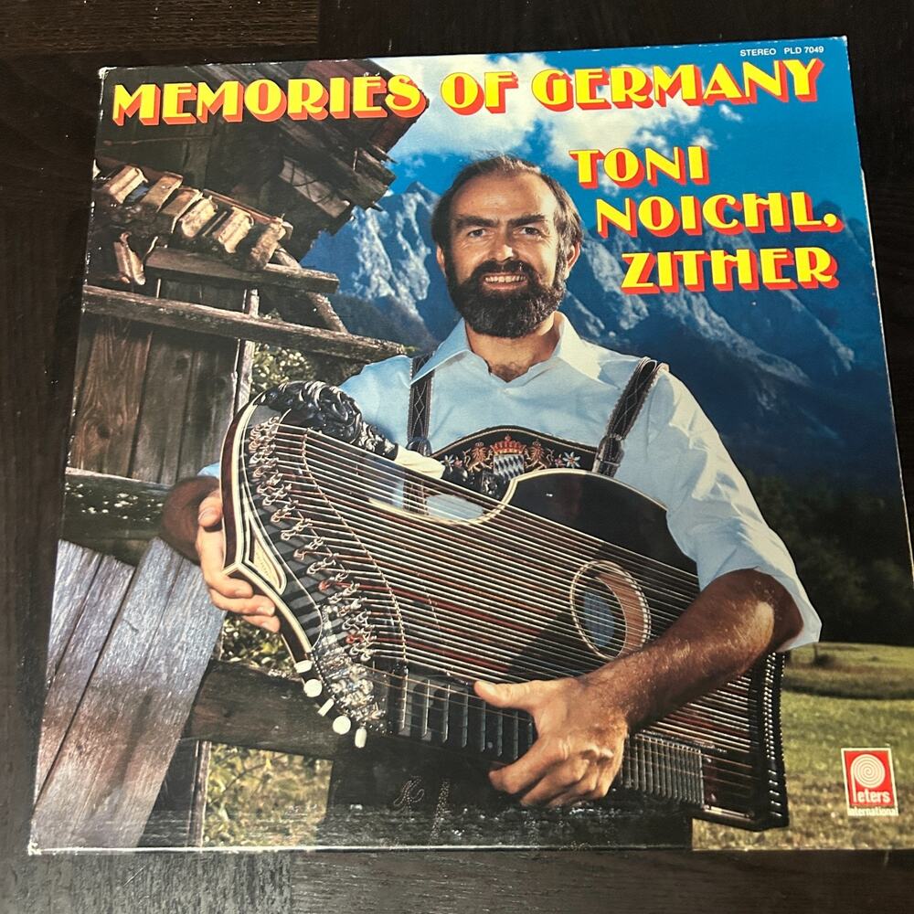 Memories Of Germany Toni Noichl, Zither LP Vinyl Record Album